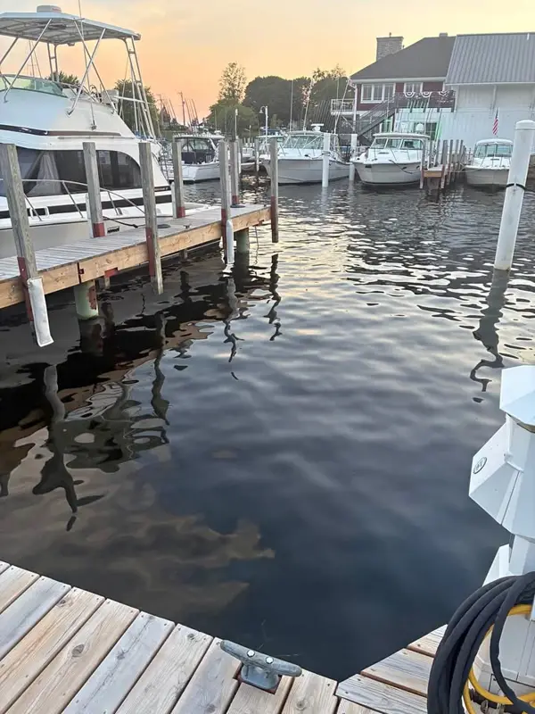 40 ft boat slip for rent in downtown Frankfort , Michigan
