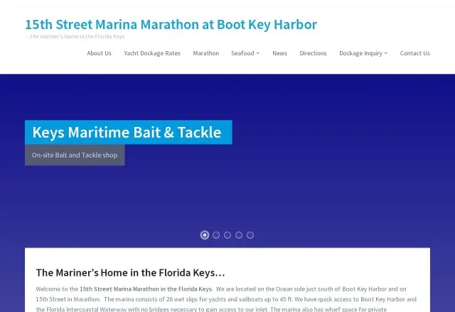 15th Street Marina Marathon (at Boot Key Harbor)