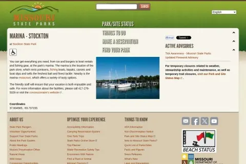 Stockton State Park Marina
