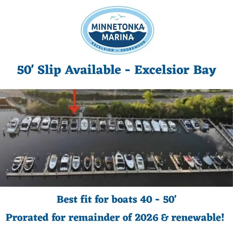 50' Boat Slip in Excelsior Bay, Lake Minnetonka