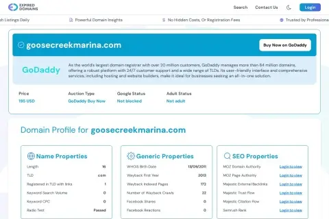 Goose Creek Marina