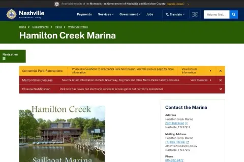 Hamilton Creek Sailboat Marina