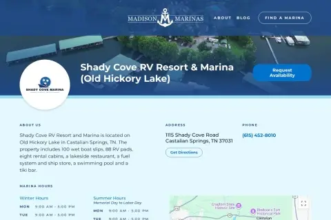 Shady Cove Resort & Marina
