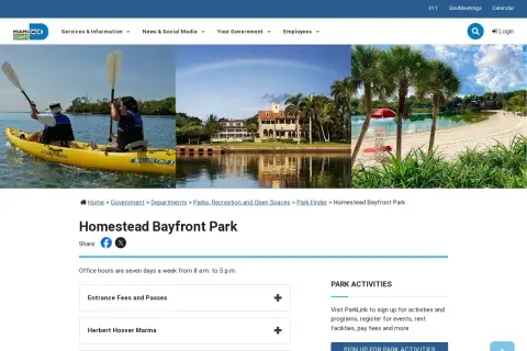 Herbert Hoover Marina at Homestead Bayfront Park
