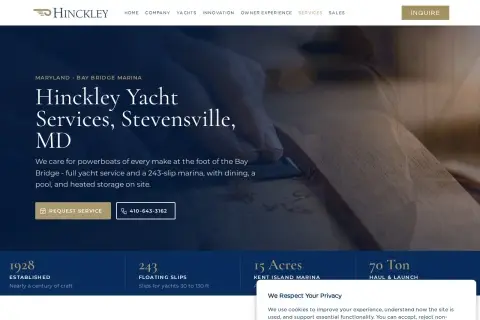 Hinckley Yacht Services Stevensville, MD