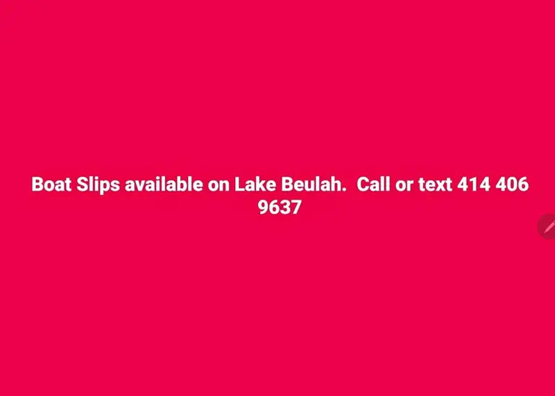 Boat Slips on Lake Beulah
