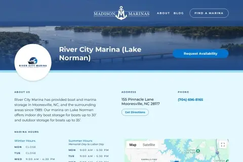 River City Marina - A Madison Marinas Property