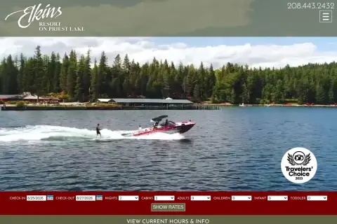 Elkins Resort on Priest Lake