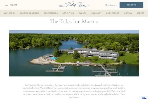 The Marina at The Tides Inn