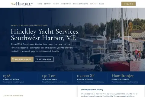 Hinckley Yacht Services Southwest Harbor, ME