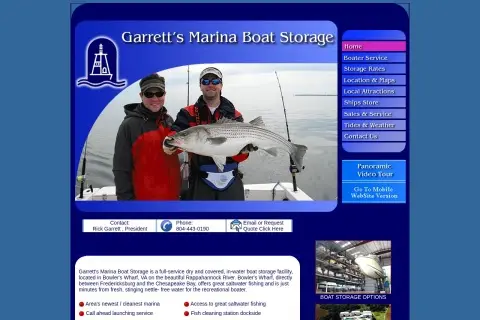 Garretts Marina Boat Storage