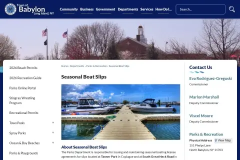 Tanner Park Marina (Town of Babylon)
