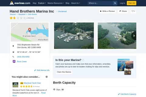Hand Brothers Marina Inc
