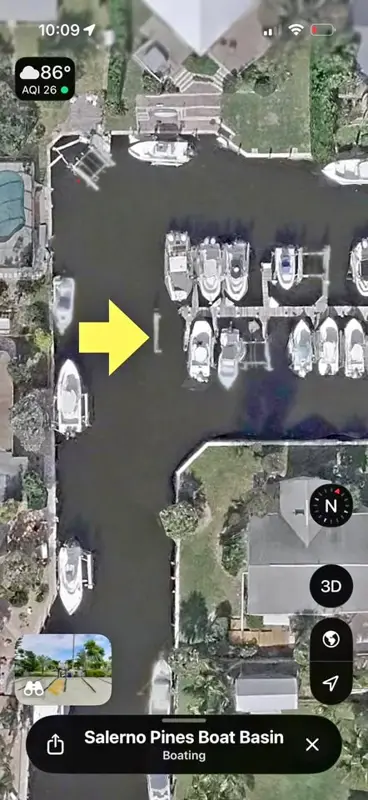 Salerno Pines Boat Basin - Boat Slip No. 28 South