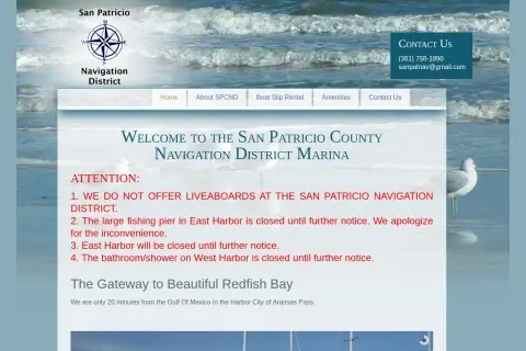 San Patricio County Navigation District Marina