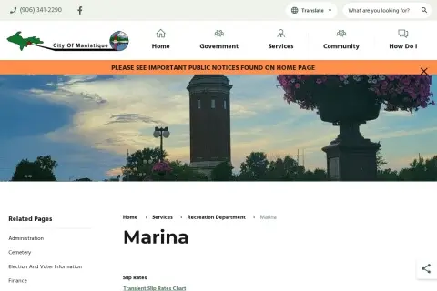 Manistique Marina