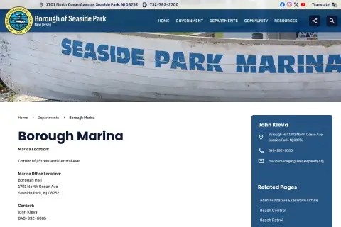 Borough of Seaside Park Marina