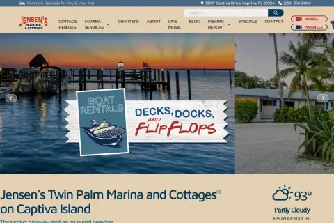 Jensen's Twin Palm Cottages & Marina