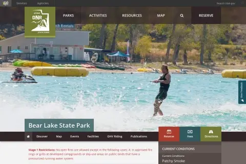 Bear Lake State Park Marina