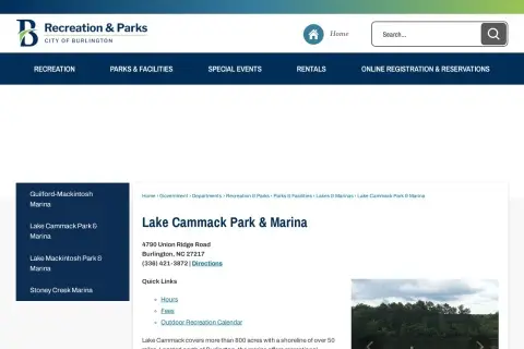 Lake Cammack Park & Marina