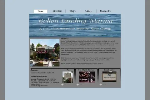 Bolton Landing Marina.