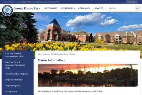 Windmill Pointe Park Marina