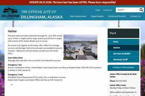 Dillingham Small Boat Harbor