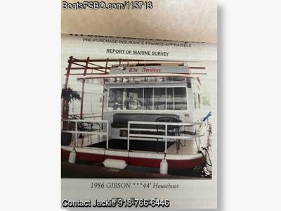 1986 Gibson Houseboat — 44ft