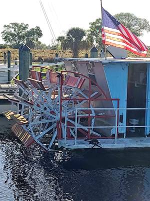 Sternwheel house boat south Florida