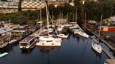 UNCOVERED MOORAGE IN SOUTH LAKE UNION - SWIFTSURE MARINA