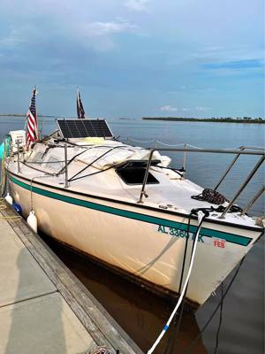 Beautiful Precision 27 Sailboat fully loaded