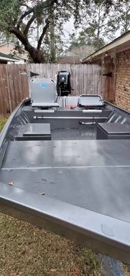 2022 WeldCraft 16'x52" jet boat with 2inch tunnel and pontoons, hull is 5 degree pitch