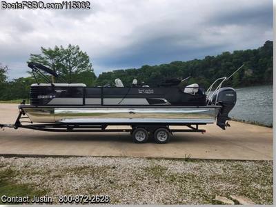2026 SunCatcher 326SL Diamond Elite Salt Water Series Tritoon — 26ft