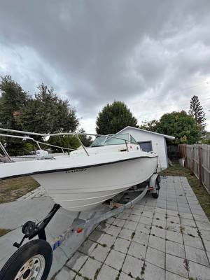 Boat and trailer