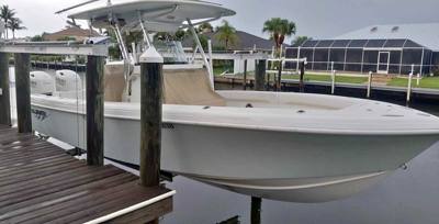 Blue water Boat and trailer for sale don't msg fb call William Ariagno at [hidden information].