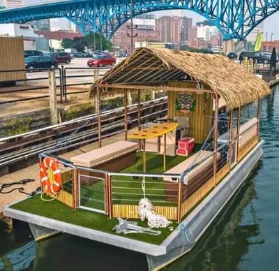 2022 Fiesta tiki boat-ready to make $$$