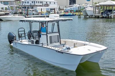 2026 Calcutta 263 Catamaran (130 Hours) Loaded-out Factory Demo