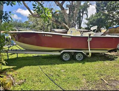 1984 Cris craft 21scorpio Mercruiser 350 mi few hours