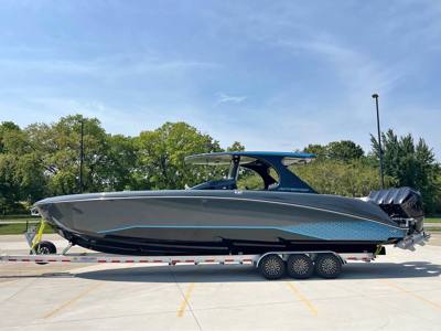 2025 Mystic M4200 Boat. Custom – Lamborghini Inspired Paint | Quad 400Rs | Trailer Included.