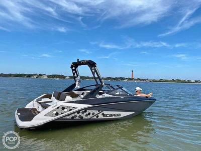 2019 Scarab 195 id 300 supercharged horsepower. it’s a rocket.