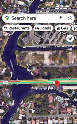 30' Slip / Dock for rent Slip #6 @ New River & Davie Blvd Bridge