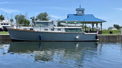 1963 Wiley hull 52, 40 ft custom trawler, wood/epoxy/glass