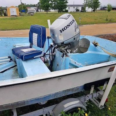Atlantic skiff 1974 with honda bf50 4stroke
