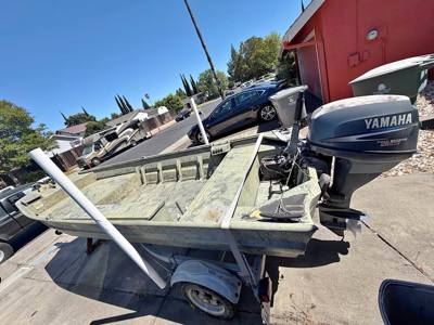 14’ War Eagle duck boat 25HP Yamaha