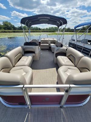 2025 Landau 23C 140 HP 23c tritoon no trailer
