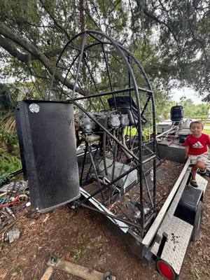 2025 Ricochet glass bottom Airboat