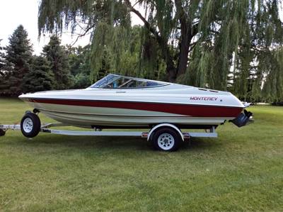 1992 Monterey 206 SCR Boat with Trailer