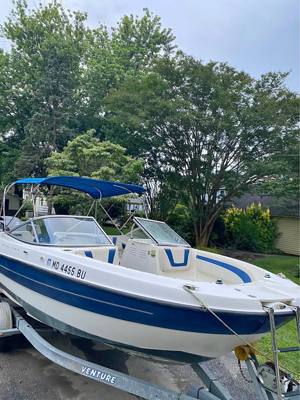2005 Bayliner 219 Deck Boat w/new motor with warranty-trailer included