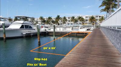 Boat Slip For Sale in STOCK ISLAND, Florida at OCEANS EDGE MARINA