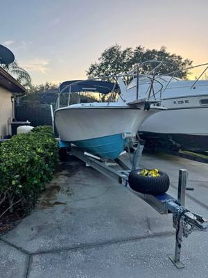 Boat 22 FT with trailer.